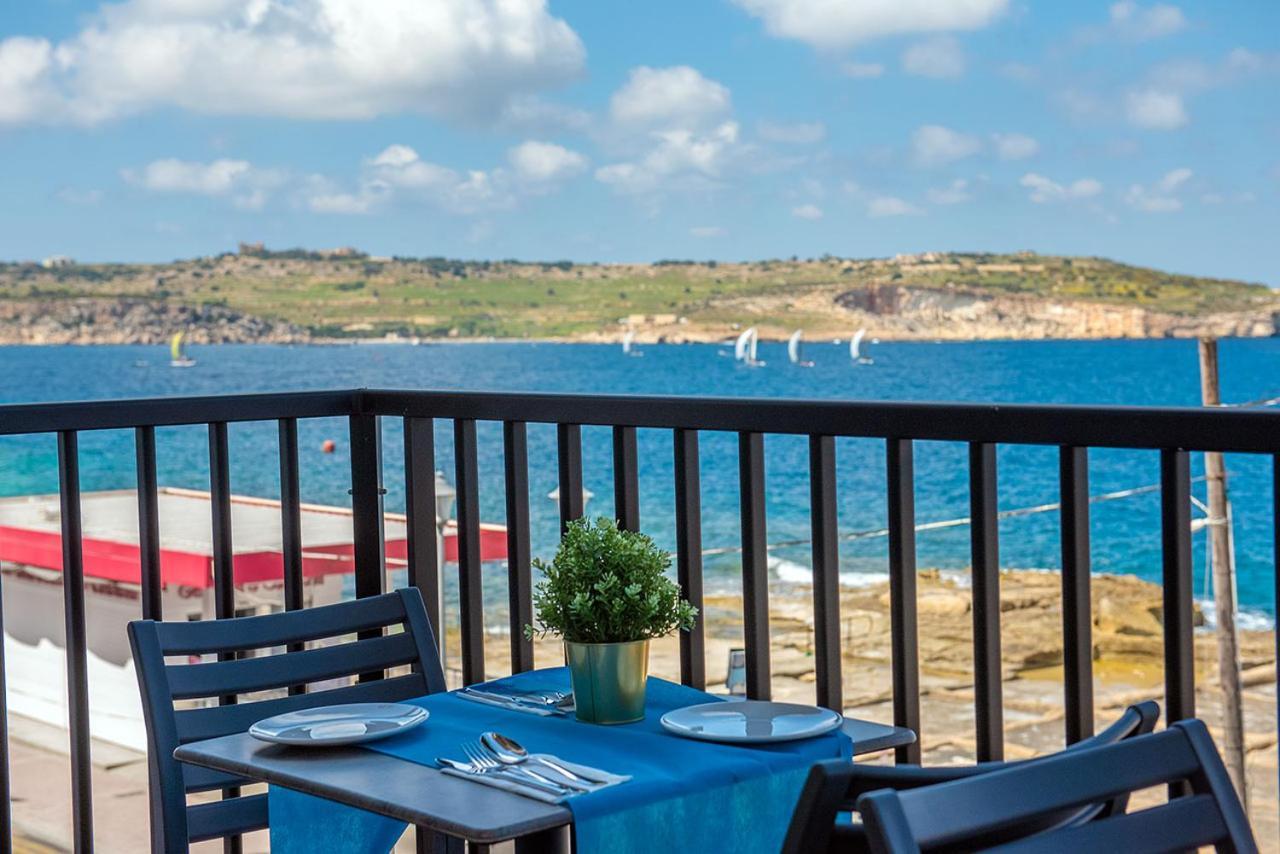 Islet Promenade Seafront Family Apartment With 2 Balconies By Getawaysmalta St. Paul's Bay Exterior foto